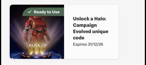 McDonald's Unlock a Halo: Campaign Evolved Unique Code Voucher — image 2