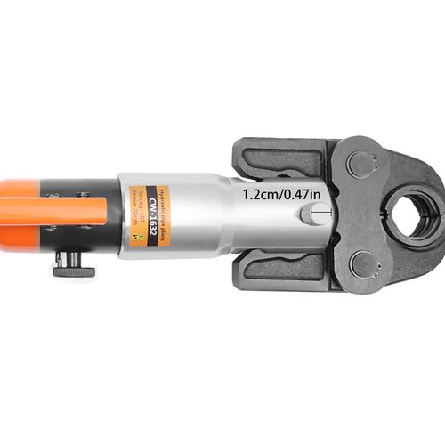 10T Hydraulic Pipe Crimper Aluminum Tube Press Clamp Pliers Crimping Tool 5 Dies — image 11