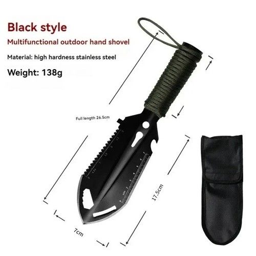 Camping Folding Shovel Outdoor Garden Tool Stainless Steel Mini Spade