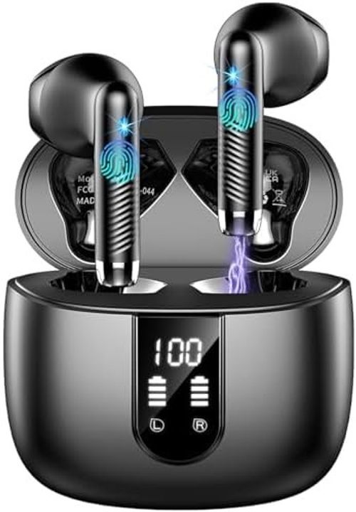 Wireless Earbuds, Bluetooth 5.4 Headphones in Ear 2025 Wireless Earphones with 4