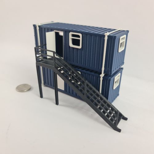Model Railway Container Cabin - Stackable Jackleg Container Cabins OO Gauge 1:76 — image 2