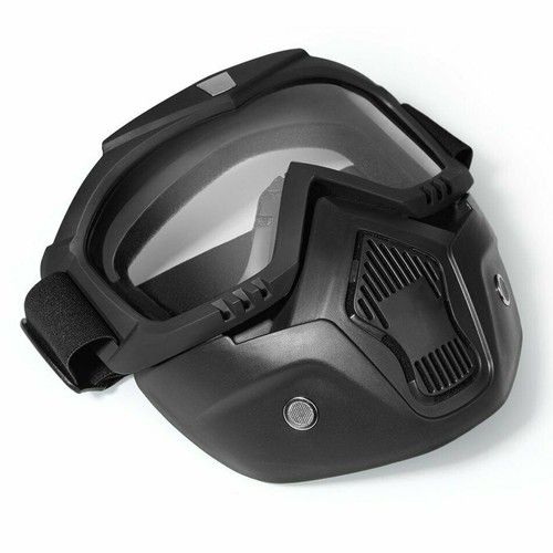 Safety Face Shield Mask Goggles Kits Anti Dust Mouth Filter Work Eye Protection