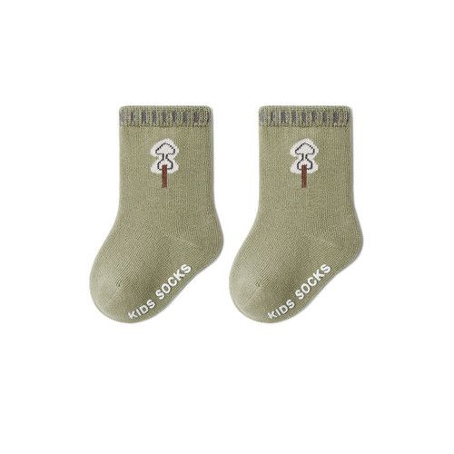 Socks Kids Baby Girls Boys Toddler Warm 2 Pairs Anti-Slip Sock Infant to 5 Years