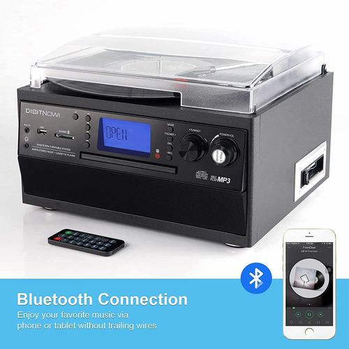 Bluetooth Record Player Turntable with Stereo Speaker, LP Vinyl to MP3 Converter — image 5