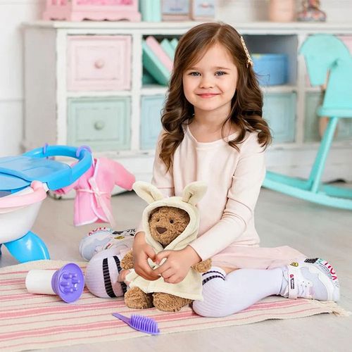 10" Jellycat Bartholomew Bear Bathrobe plush doll- With Tag+ Dust Bag — image 7