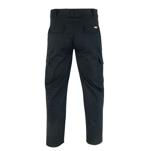 Work Trousers Black Falcon Men's Heavy Duty Cargo Combat Pants with Multi Pocket — image 8