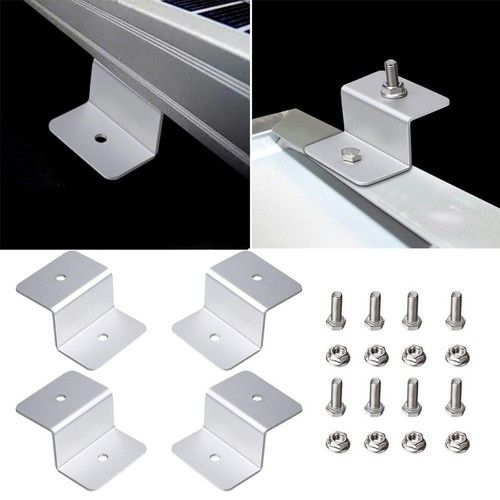 8x Aluminium Bracket for solar Panel Roof Installation,