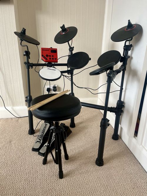 Carlsbro CSD100 R Plus Electronic Drum Kit Compact Electric Set Beginner Kids — image 2