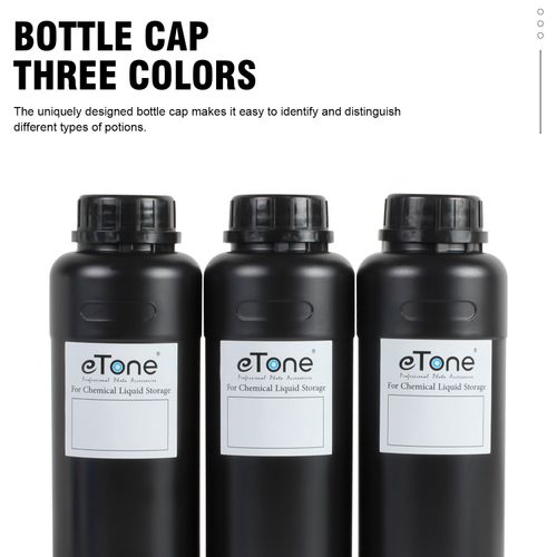 3x 500ml 0.5L Darkroom Film Negative Developing Chemical Storage Collect Bottles — image 8
