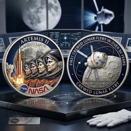 Nasa Artemis Ii Mission Coin