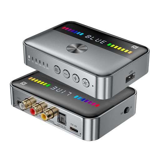 USB NFC Bluetooth Receiver Transmitter Digital To Analog 3.5mm RCA Audio Adapter — image 1