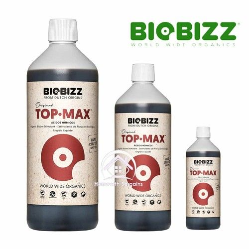 BioBizz TOP-MAX Organic Bloom Stimulator Soil / Coco Nutrient Flowering Booster 