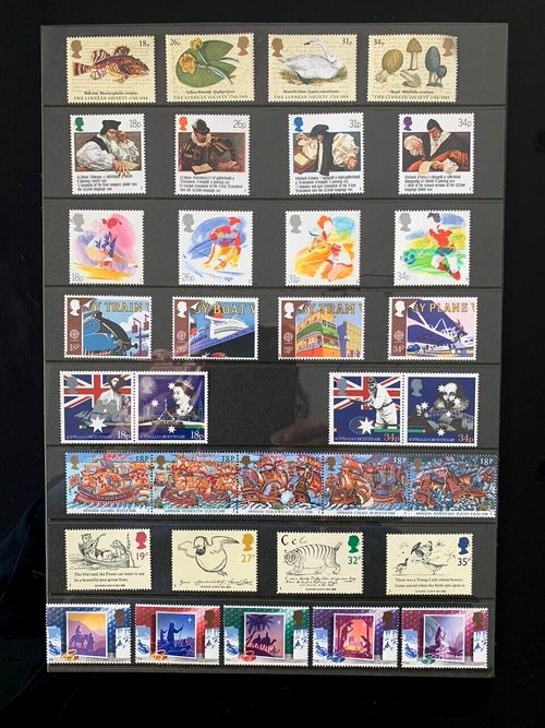 GREAT BRITAIN 1988 COMMEMORATIVE STAMPS YEAR SET MNH MINT 8 x SETS 34 x STAMPS — image 1