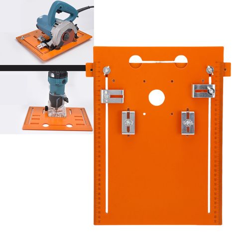 Circular Saw Base Plate 28x38cm Router Table Insert Plate With Clear Scale Marki — image 20