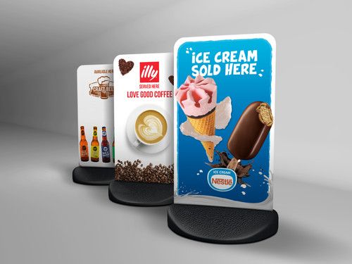 Ecoflex 2 Pavement Shop Sign Board - Outdoor Path Street Advertising Display