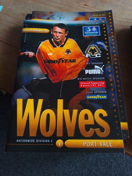 25 X 1997/1998 WOLVES PROGRAMMES WOLVERHAMPTON WANDERERS league & Cup Homes  — image 15