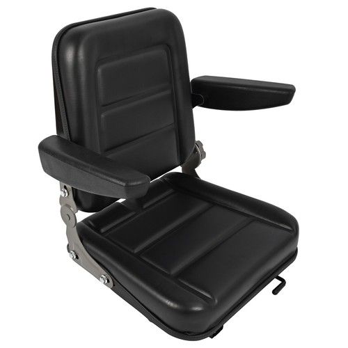 8 Types Waterproof Universal Seat Adjustable Tractor Forklift Dumper Seat Black