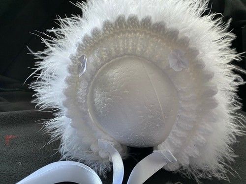 Traditional Hand Knitted Baby Bonnets/Hat - Newborn -24mths - Various Colours