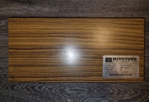 Mitutoyo Gauge Block Set 516-910-01 BE1-49-0 Grade 0 Full Imperial Set