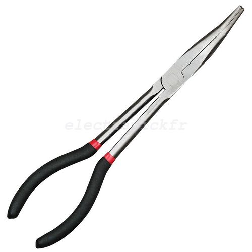 11" Extra Long Nose Pliers 40-45 Degrees Bent Nose — image 4