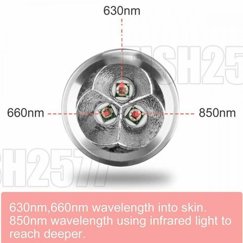 Red Light Therapy Device for Pain Relief Infrared Lamp Handheld 630/660/850nm UK — image 5