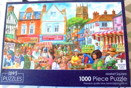 MARKET   1000 PIECES  GOOD PUZZLE — image 1