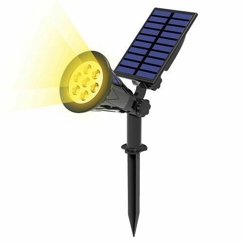 T-SUN 4/7 LED Solar Spot Lights Wall Outdoor Garden Yard Path Lamp Security Lamp