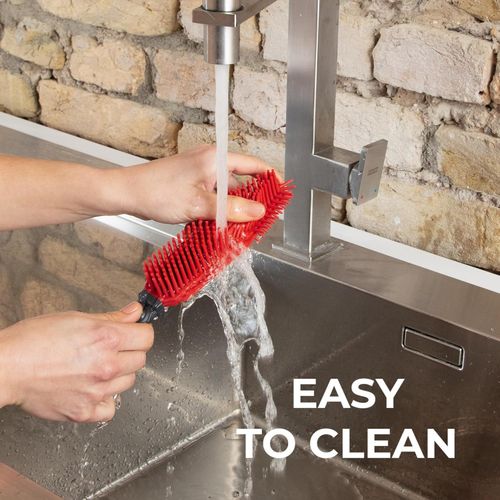 Petpro Electrostatic Handheld Brush - Silicone Bristles, Washable — image 6