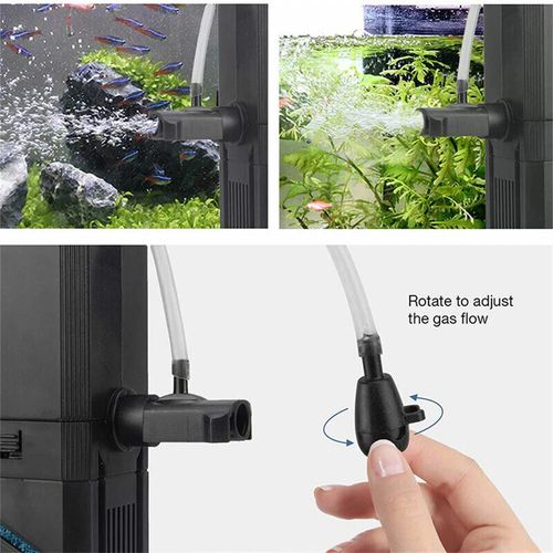 4 in 1 Aquarium Fish Tank Filter Water Pump Internal Purifier Filter Oxygen Wave — image 5