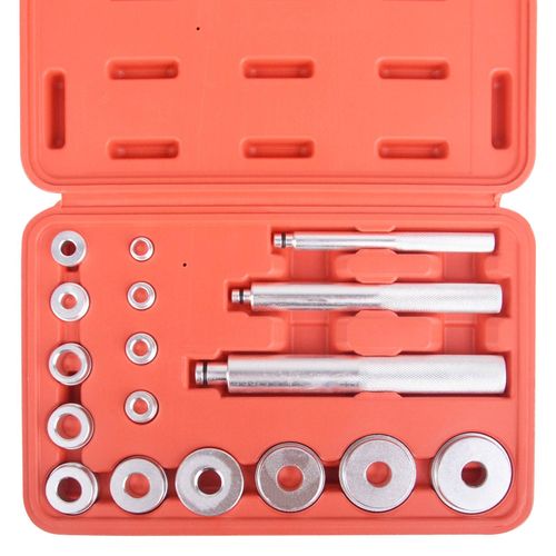 17pc Aluminum Wheel Bearing Race Seal Bush Driver Tool Set For Wheel Bearing Kit — image 2