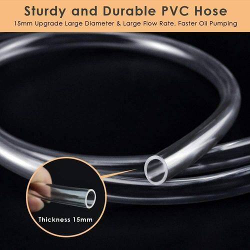 Hand Siphon Pump Petrol Diesel Water Oil Liquid Fuel Transfer Easy Use Pump UK — image 3