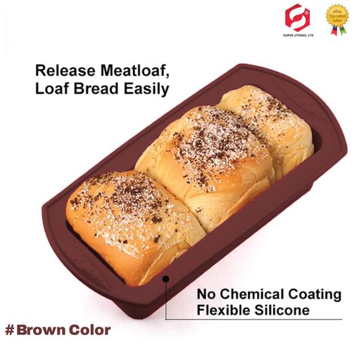 SILICONE BAKEWARE SILICONE MOULD BREAD LOAF PAN 9" X 4" TIN BAKE BREAD CAKE — image 5