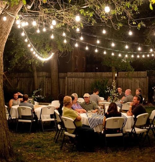 98FT Outdoor String Lights Mains Powered 30 Bulbs Garden String Festoon Lights — image 8