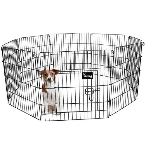 Dog Pet Pen 8 Panel Puppy Rabbit Metal Playpen Run Cage Foldable Fence Enclosure