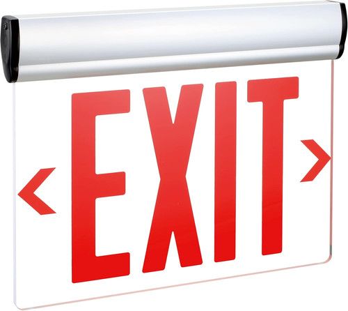 New York Approved Letter 8" Exit Sign Emergency Light Replaceable Acrylic Panel