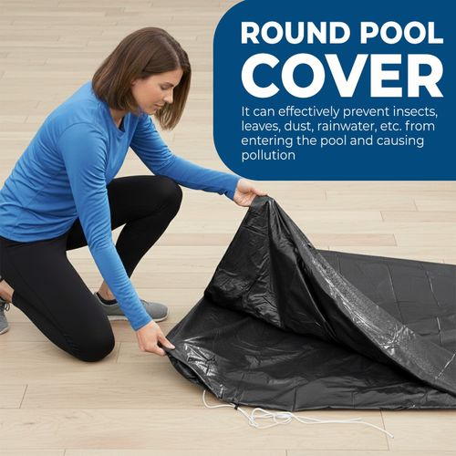8|10|12 feet Bestway Range of Round Pool Cover for Fast Set, Steel Pro Max Pool — image 3