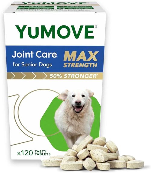 2-Pack of 120 YuMOVE Senior Dog MAX Strength Joint Supplement -Total 240 Tablets — image 2