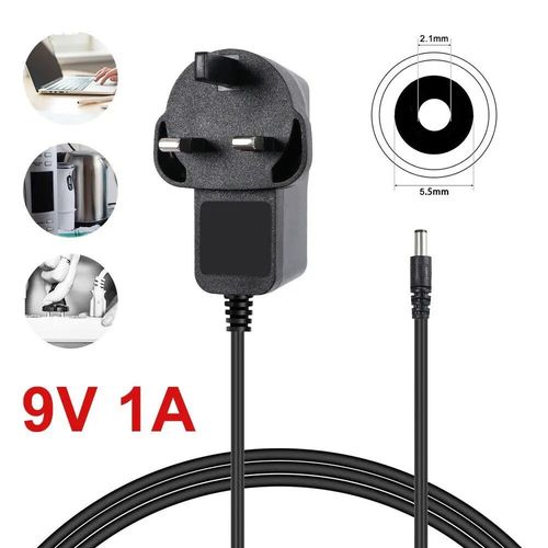 9V Power Supply UK 9v Adaptor 9v Charger 9 Volt Power Supply UK 9V 1A AC/DC PLUG — image 8
