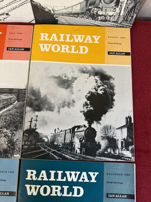 Railway World 1966 Complete Year 12 Issues Jan-Dec Vintage Rail Magazines — image 6