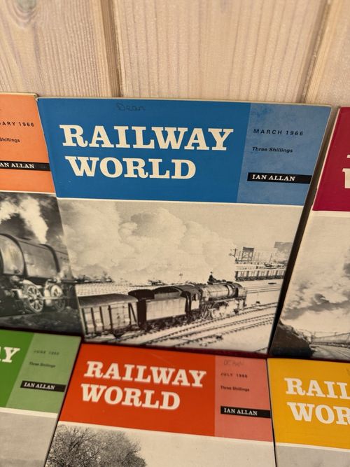 Railway World 1966 Complete Year 12 Issues Jan-Dec Vintage Rail Magazines — image 11