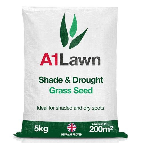 A1 Lawn Shade and Drought Grass Seed (5kg, 140-200m²)