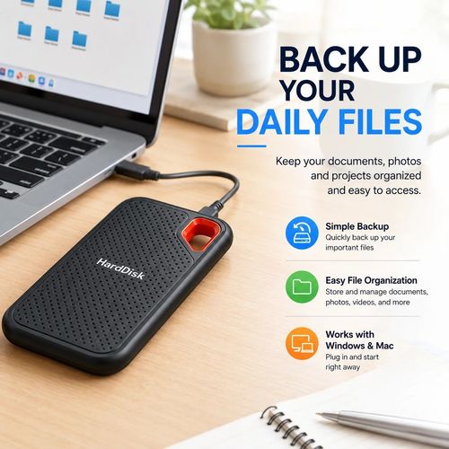 4TB Portable External Hard Drive USB3.0 Shockproof HDD Storage for PC Laptop Mac — image 3