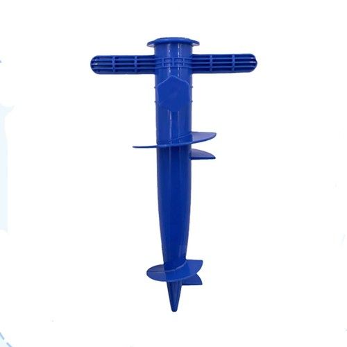 Beach Umbrella Sand Anchor Stand Adjustable Auger Base Holder for Parasol