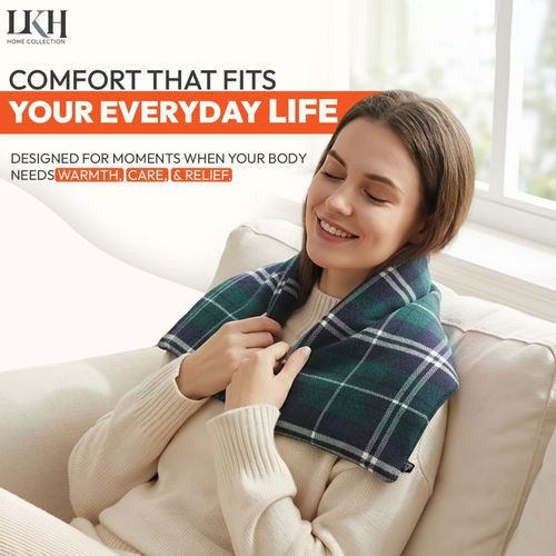 Microwave Heat Wheat Pack With Fleece Cover Pain Relief Shoulder Neck Warmer — image 5