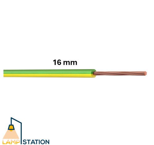 Earth Single Core Cable 6491X Green Yellow 1.5mm 2.5mm 4mm 6mm 10mm 16mm VARIOUS