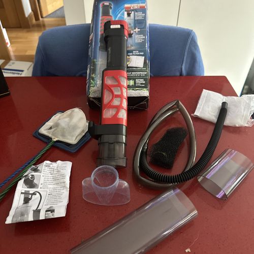 Fluval AquaVAC new Battery Operated Aquarium Gravel used once fish tank cleaner — image 11
