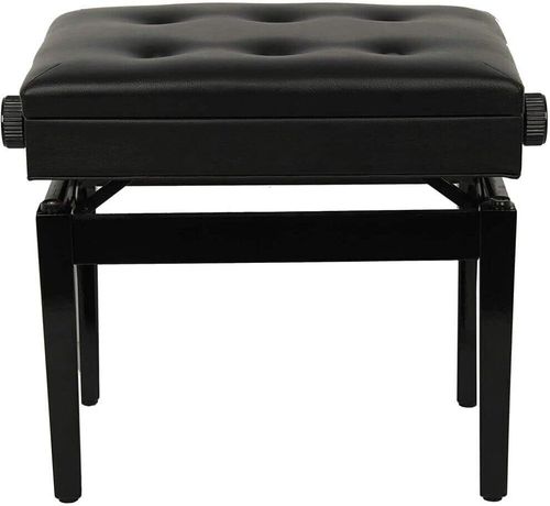 Piano stool height adjustable piano wooden stool keyboard stool cushion seat — image 7