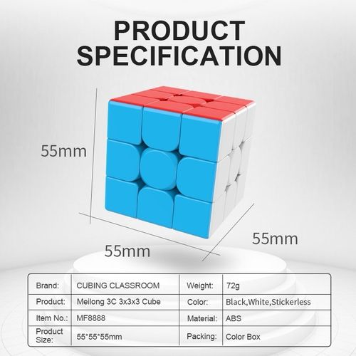 *Official* MoYu MeiLong3C 3x3x3 Speed cube Rubix Cube Rubiks Cube Puzzle Cube — image 6