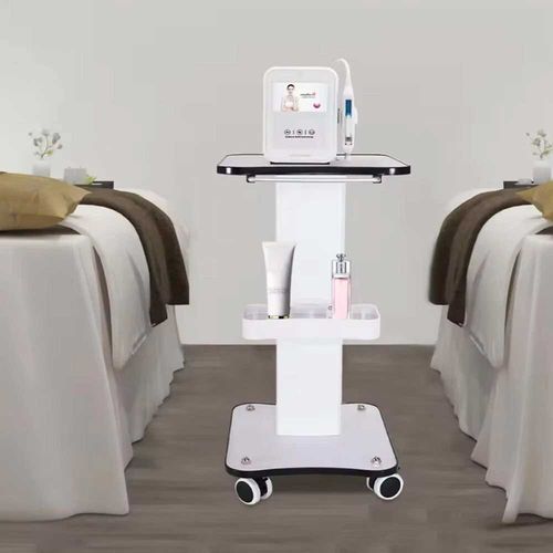 Beauty Salon Trolley On Wheels SPA Machine Storage Trolley Rolling Cart White,UK — image 4