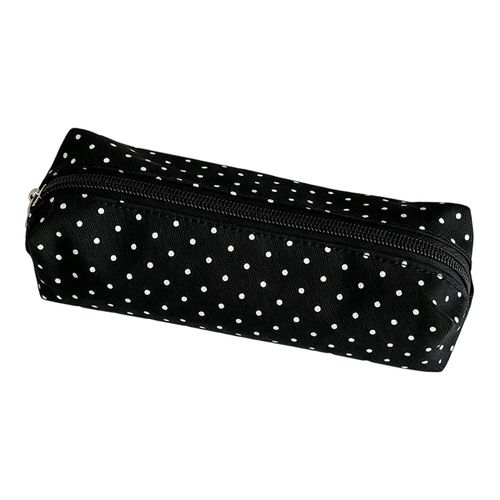 1x Polka Dot Pencil Case Zipper Pen Storage Bag Student Stationery Makeup Pouch — image 1